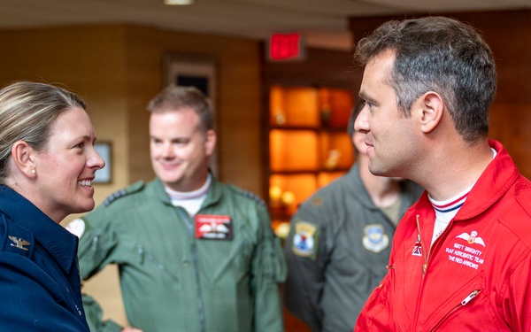 Royal Air Force Red Arrows visit Andrews