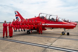 Royal Air Force Red Arrows visit Andrews