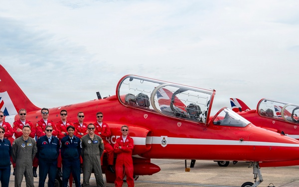 Royal Air Force Red Arrows visit Andrews