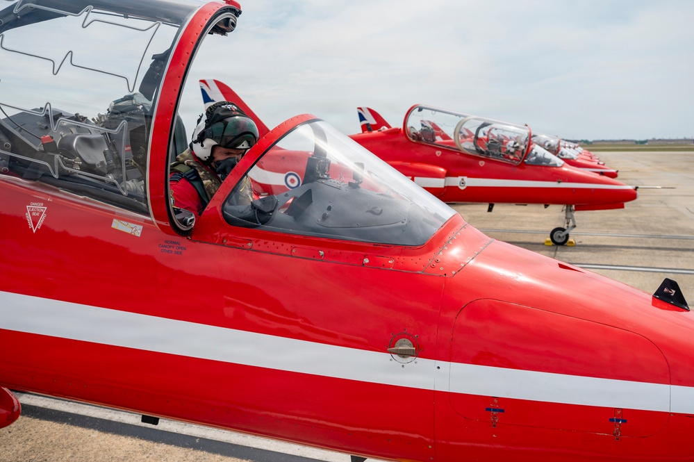 Royal Air Force Red Arrows visit Andrews