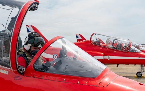 Royal Air Force Red Arrows visit Andrews