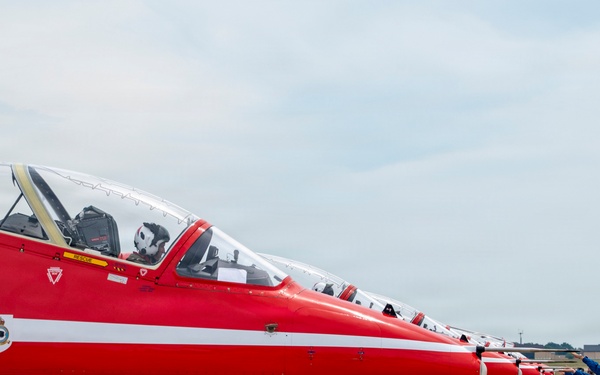 Royal Air Force Red Arrows visit Andrews