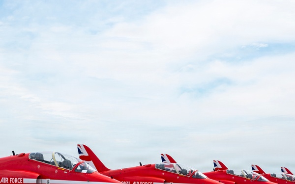 Royal Air Force Red Arrows visit Andrews