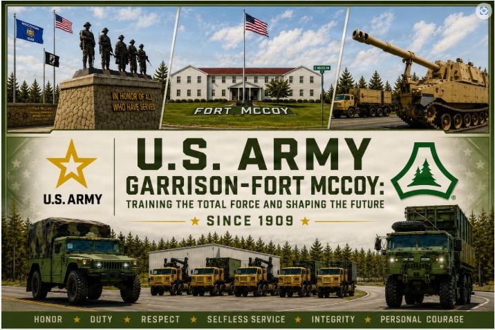 U.S. Army Garrison-Fort McCoy: Training the Total Force and Shaping the Future since 1909
