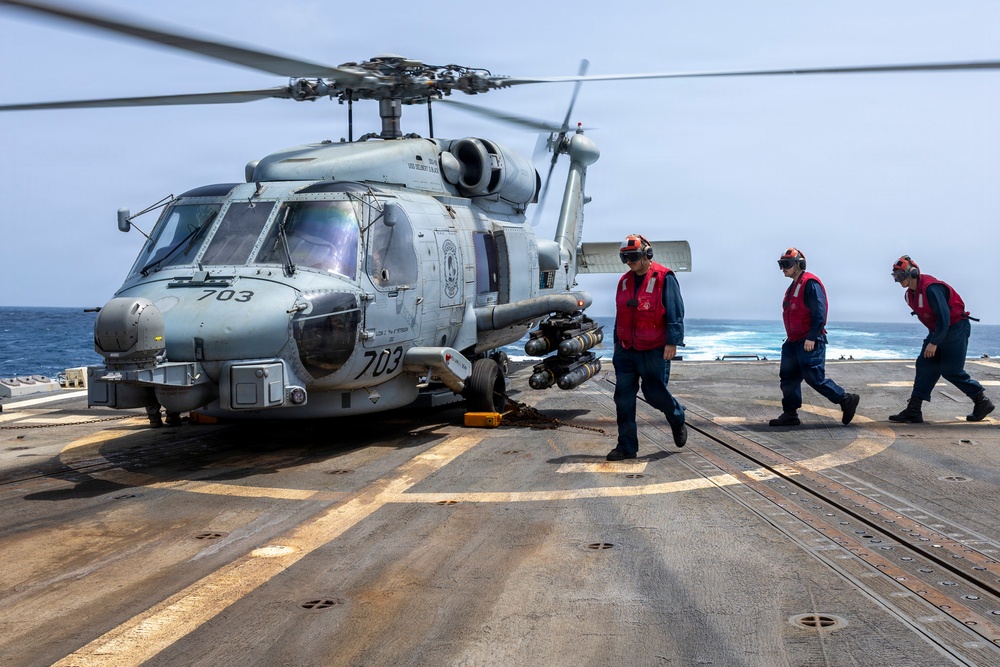 Delbert D. Black Conducts Flight Operations