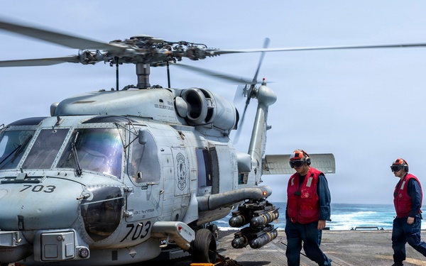 Delbert D. Black Conducts Flight Operations