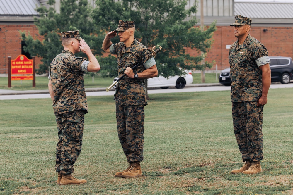 MARSOC Sgt. Maj. Relief and Appointment