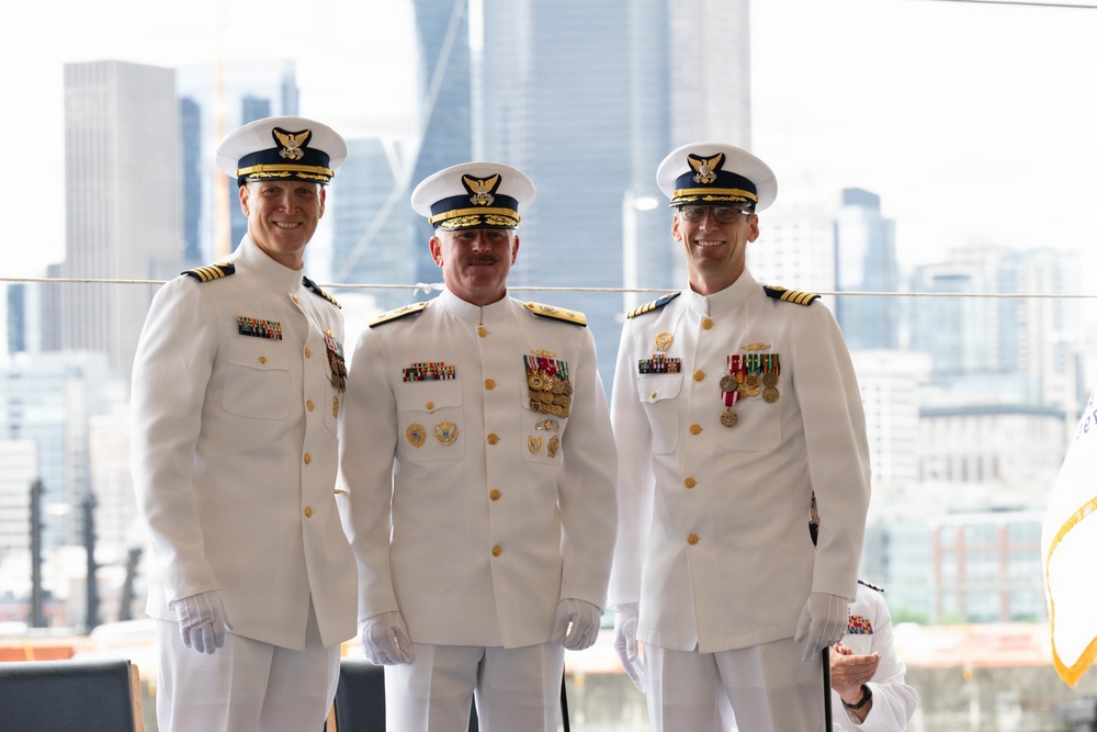 USCGC Polar Star holds a change-of-command ceremony