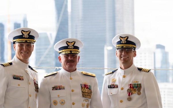 USCGC Polar Star holds a change-of-command ceremony