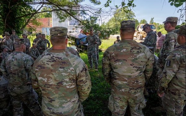 Col. Aaron Cornett at Operation Patriot Press
