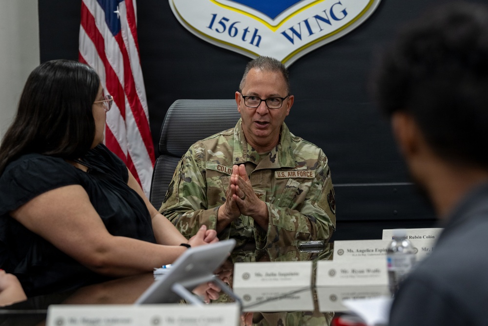 Congressional Staffers Visit 156th Wing