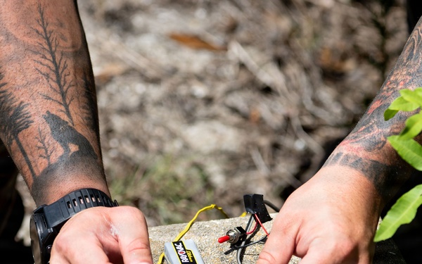 Detection in Action: 6th EOD and SFS K-9 team up for explosive detection