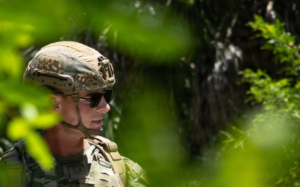 Detection in Action: 6th EOD and SFS K-9 team up for explosive detection