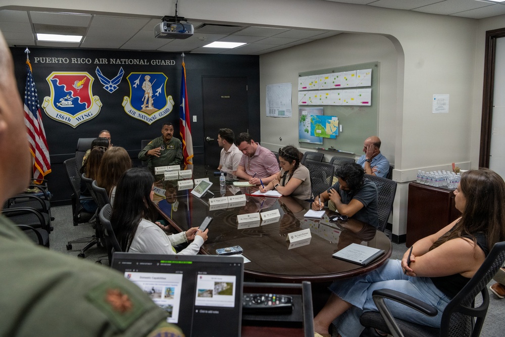 Congressional Staffers Visit 156th Wing