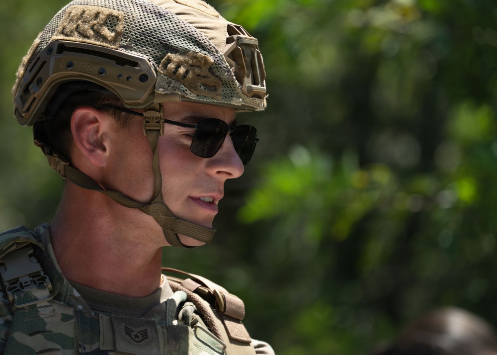 Detection in Action: 6th EOD and SFS K-9 team up for explosive detection