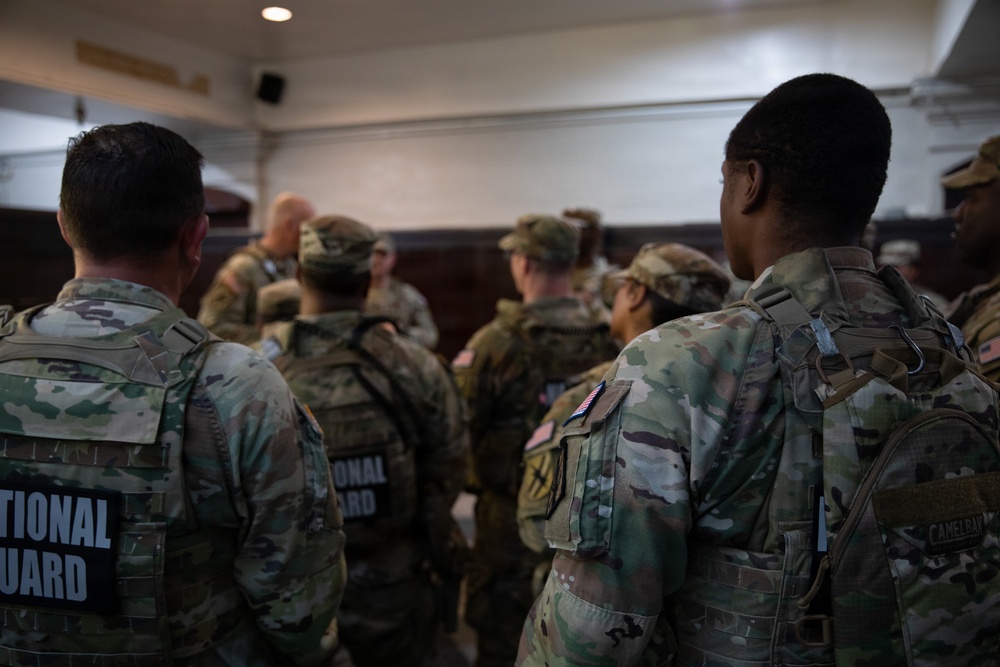 JTF-DC receives visit from Georgia Commanding General