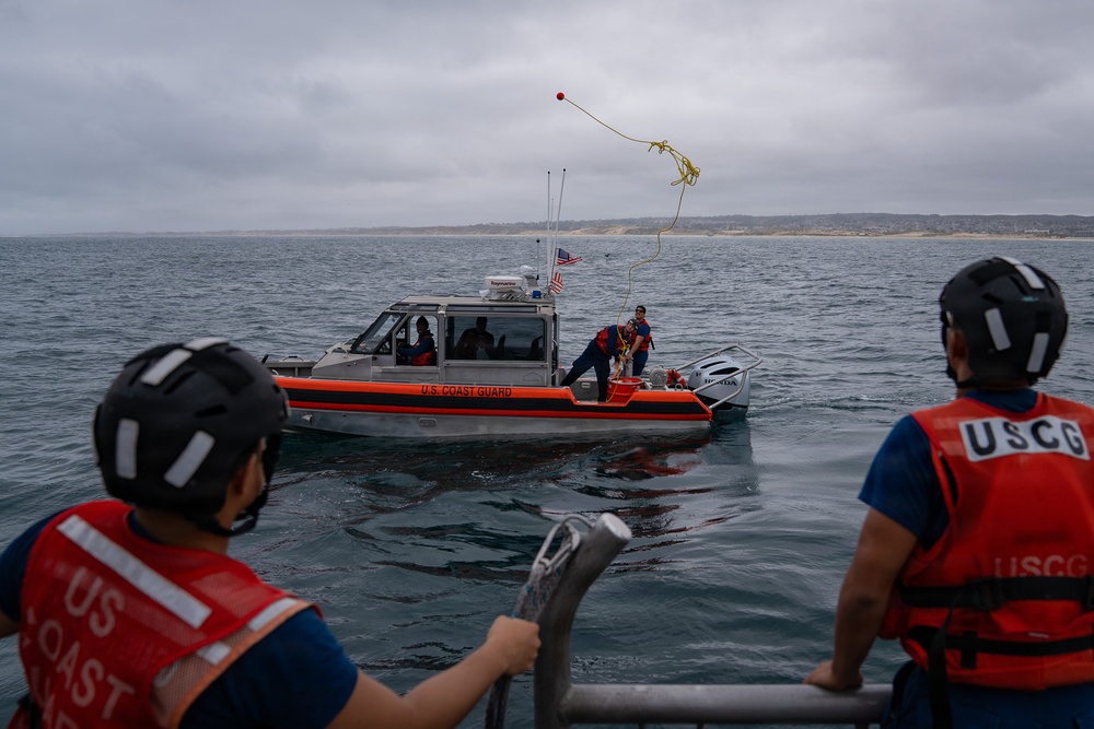 Coast Guard Station Monterey conducts two boat training