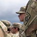 Reserve Officers' Training Corps (JROTC) watch 1st Cavalry Division Horse Cavalry Detachment demonstration
