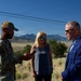 Retired U.S. Navy Cmdr. Douglas Murphy and wife Helen Murphy Visit Manzano Mountain Crash Site