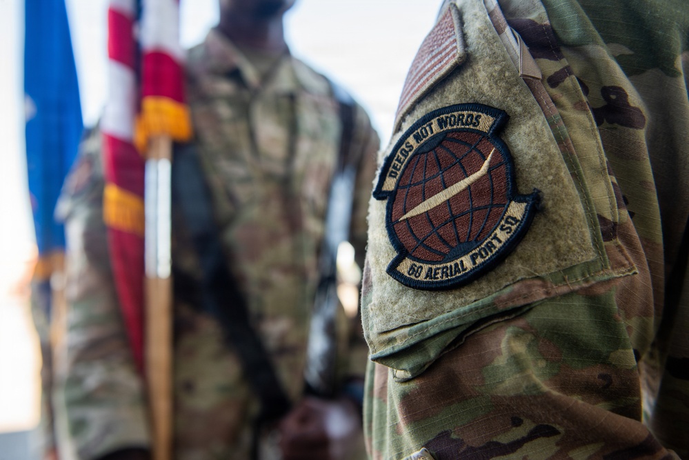 60th APS change of command ceremony