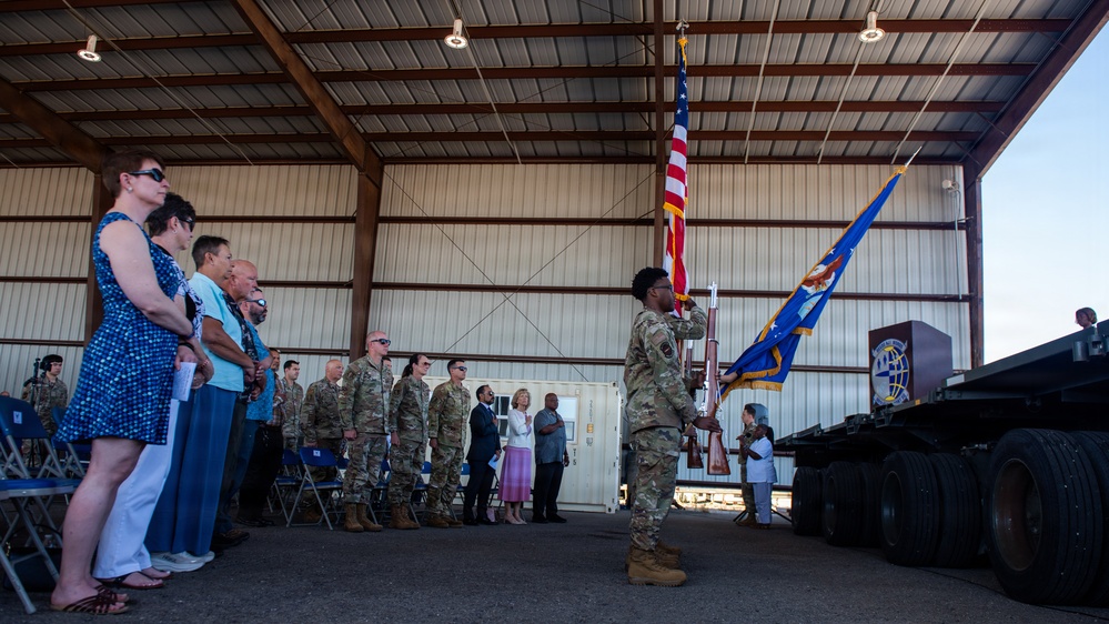 60th APS change of command ceremony