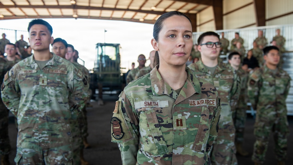 60th APS change of command ceremony