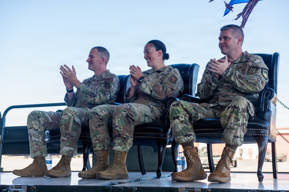 60th APS change of command ceremony