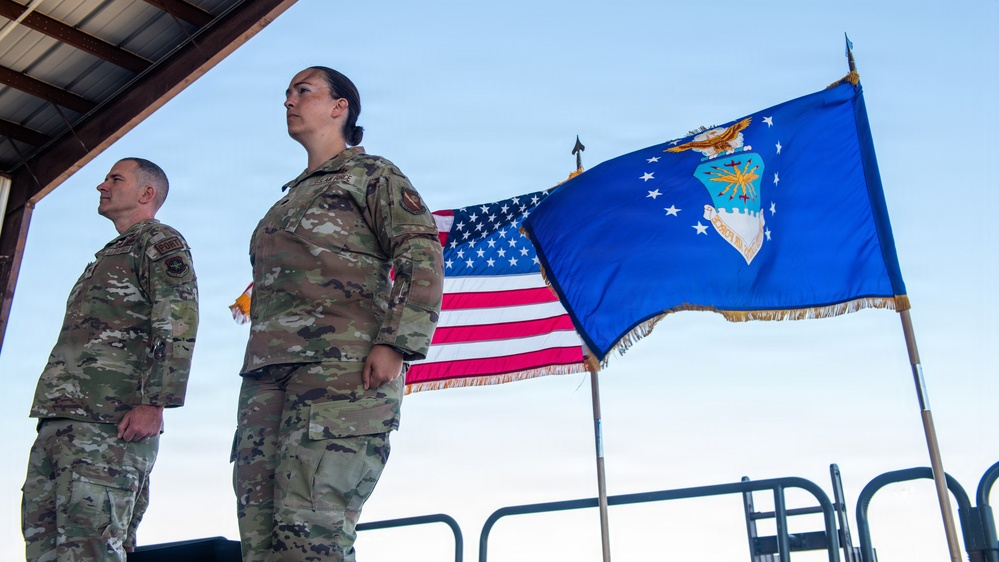 60th APS change of command ceremony