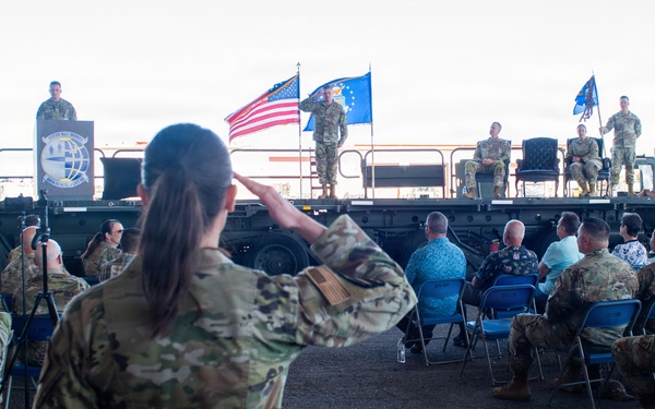 60th APS change of command ceremony
