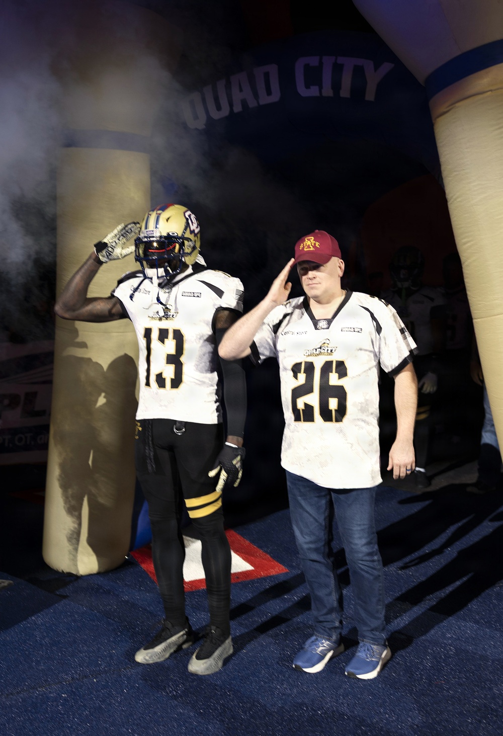 ASC Soldiers Honored at Steamwheelers Game