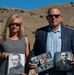 Retired U.S. Navy Cmdr. Douglas Murphy and wife Helen Murphy Visit Manzano Mountain Crash Site