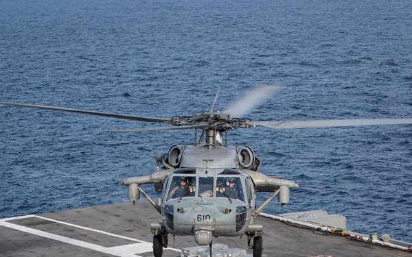 USS Nimitz Conducts Ordnance Offload