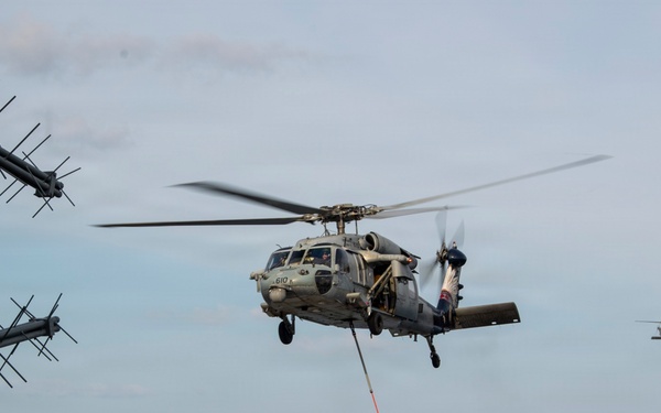 USS Nimitz Conducts Ordnance Offload