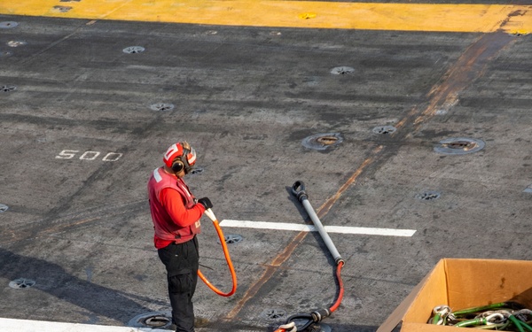 USS Nimitz Conducts Ordnance Offload