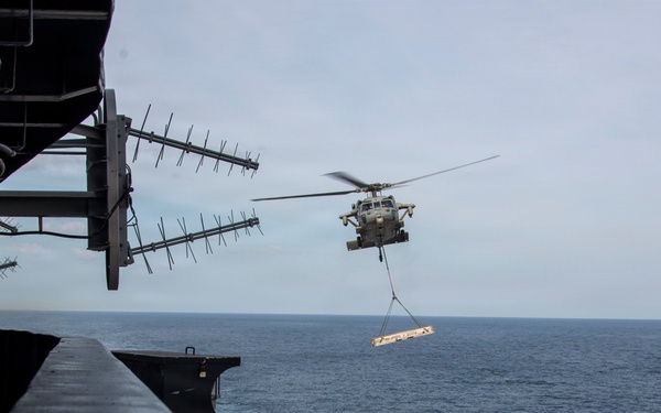 USS Nimitz Conducts Ordnance Offload