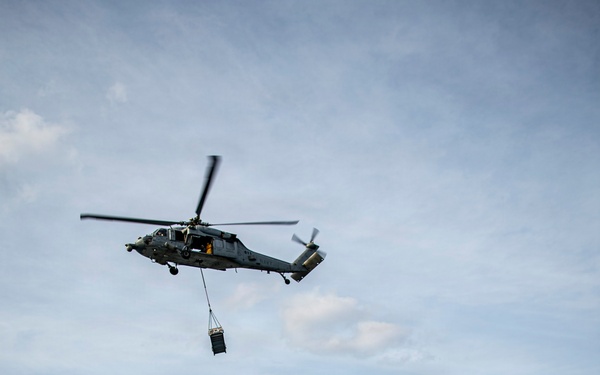 USS Nimitz Conducts Ordnance Offload