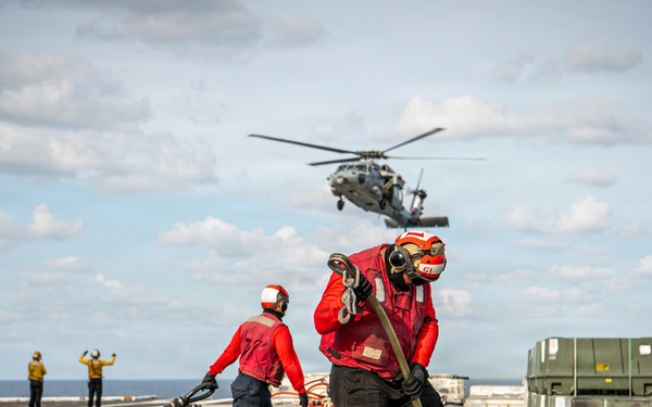 USS Nimitz Conducts Ordnance Offload