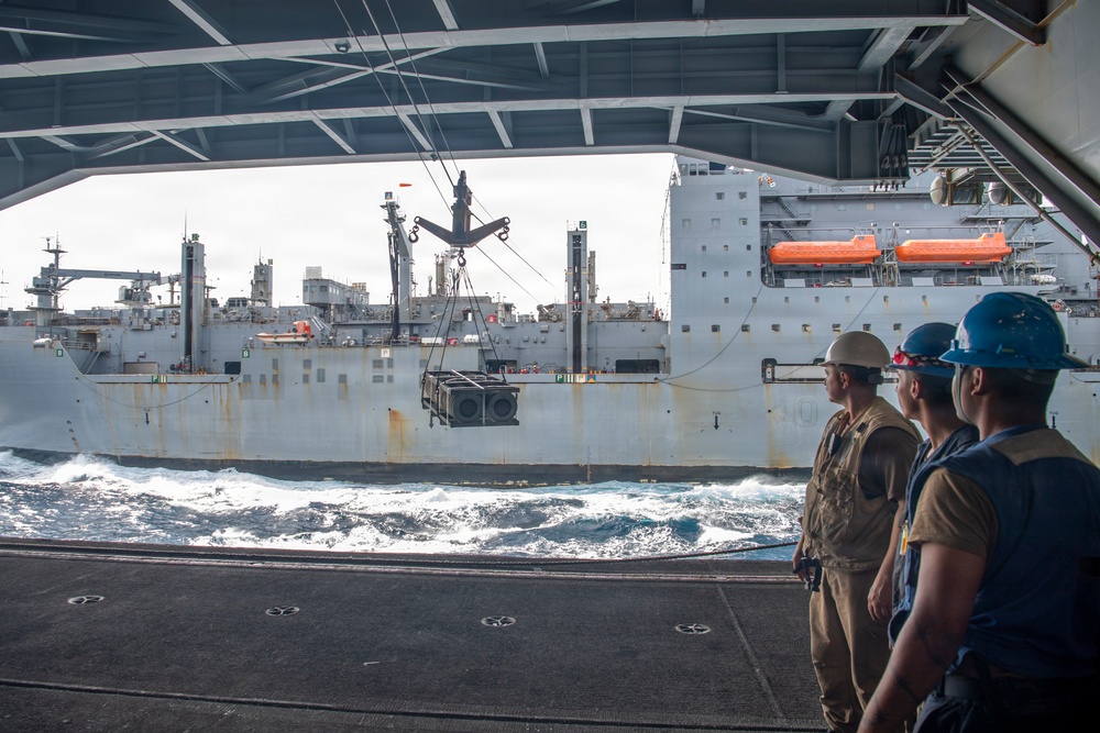 USS Nimitz Conducts Ordnance Offload