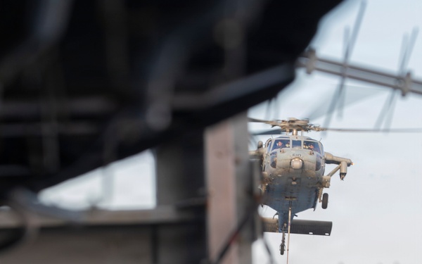 USS Nimitz Conducts Ordnance Offload