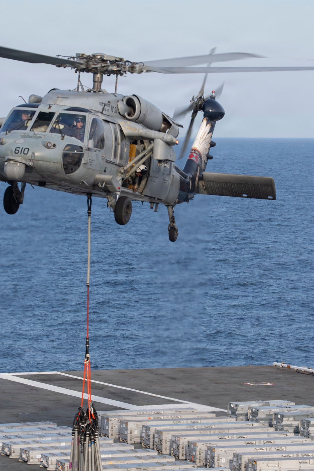 USS Nimitz Conducts Ordnance Offload
