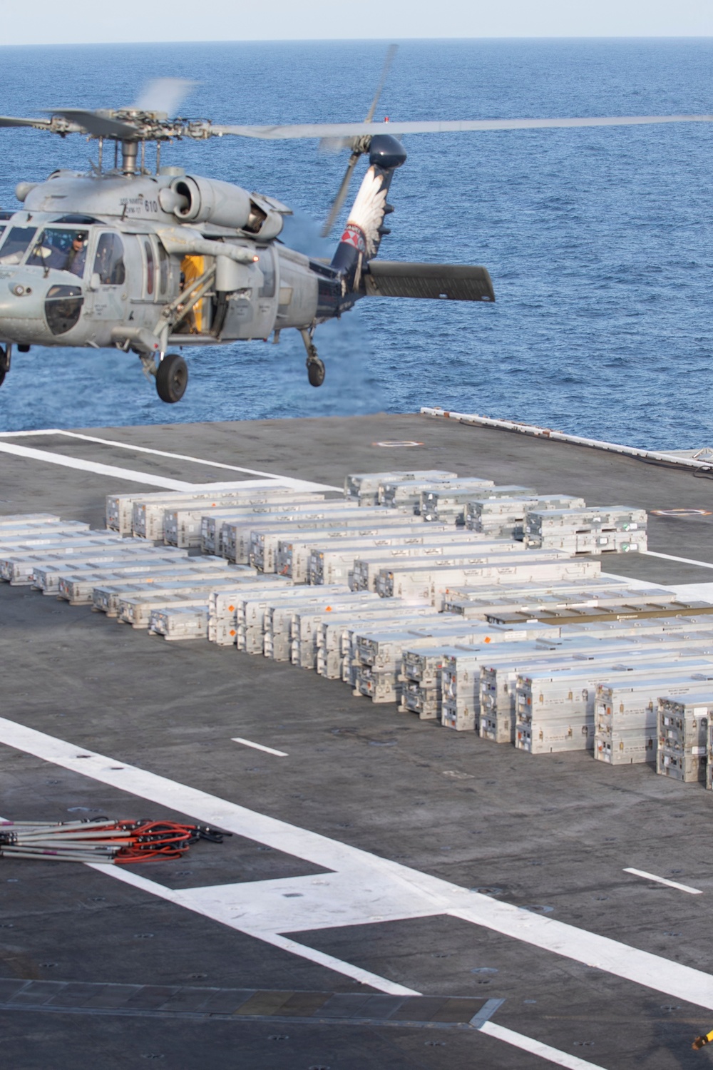 USS Nimitz Conducts Ordnance Offload