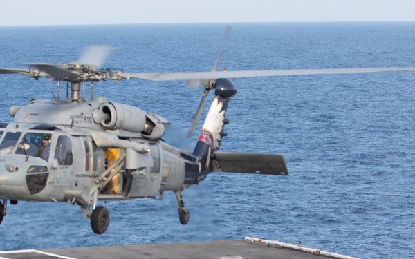 USS Nimitz Conducts Ordnance Offload