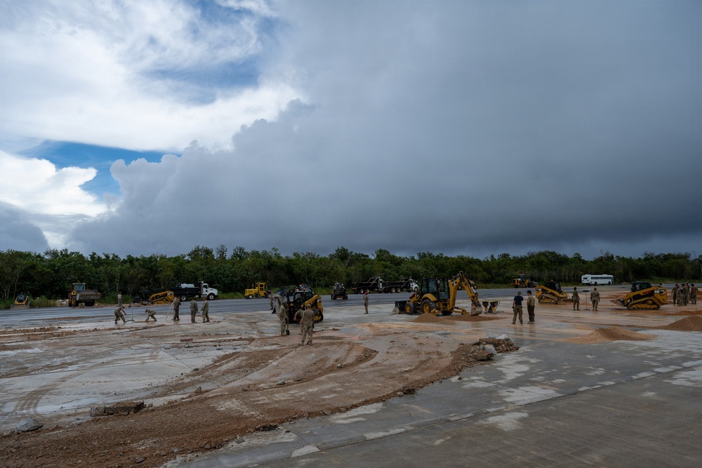 PACOM’s combined, joint force complete final test for airfield damage repair during Valiant Shield 2026