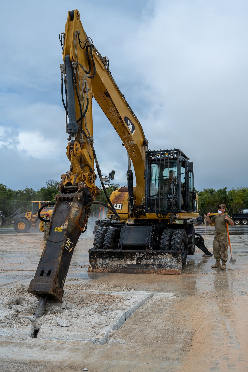 PACOM’s combined, joint force complete final test for airfield damage repair during Valiant Shield 2026