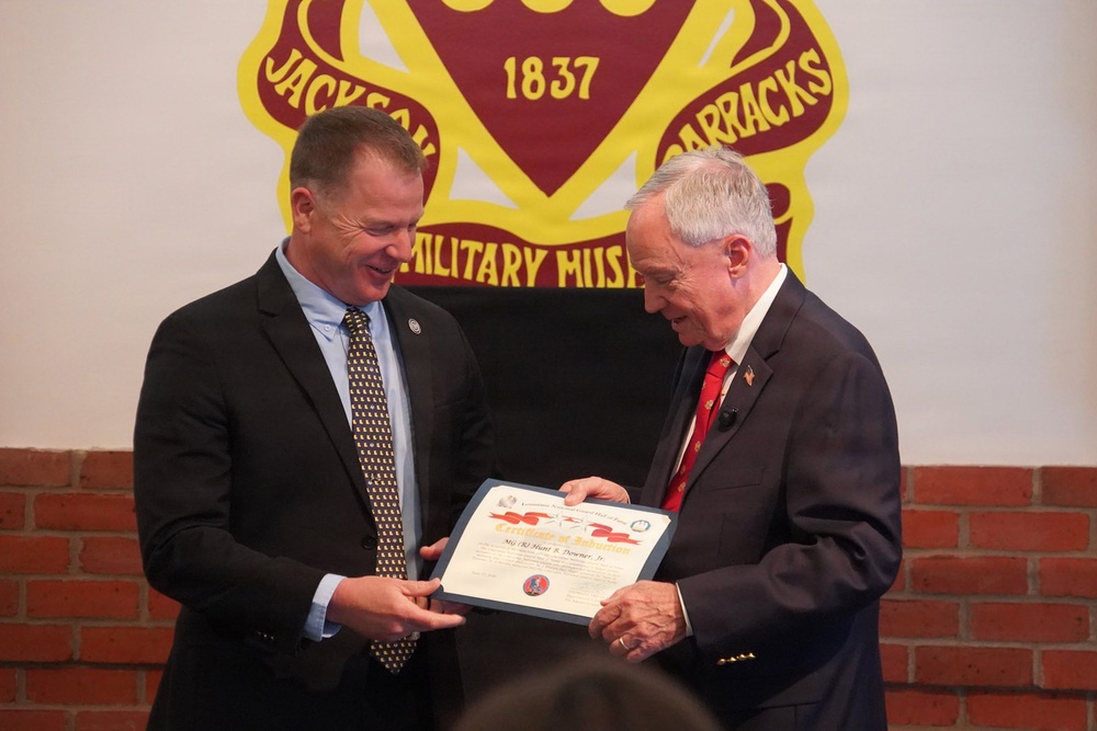 Retired Maj. Gen. Hunt B. Downer Jr. inducted into Louisiana National Guard Hall of Fame