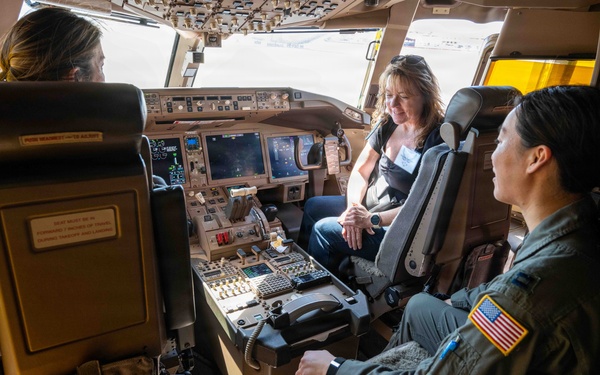 Travis AFB hosts honorary commander tour