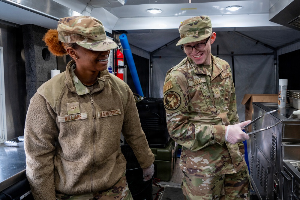 169th Force Support Squadron feeds the force during Alaska DFT