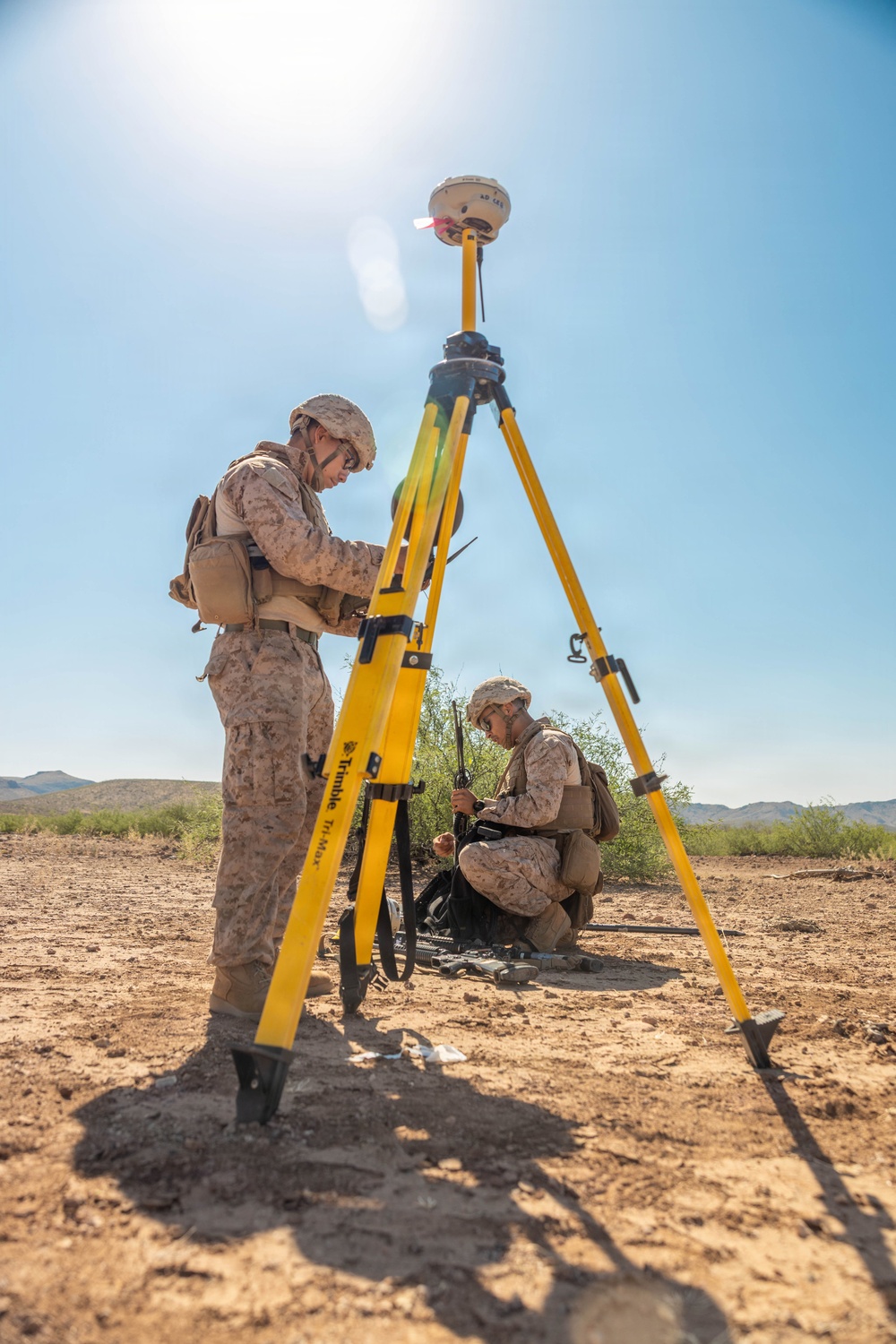 Mapping the path: JTF-SB Marines conduct topographical survey