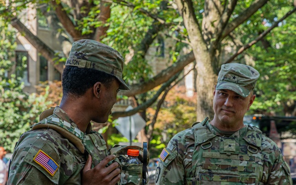 JTF- DC receives visit from Ga. Commanding General