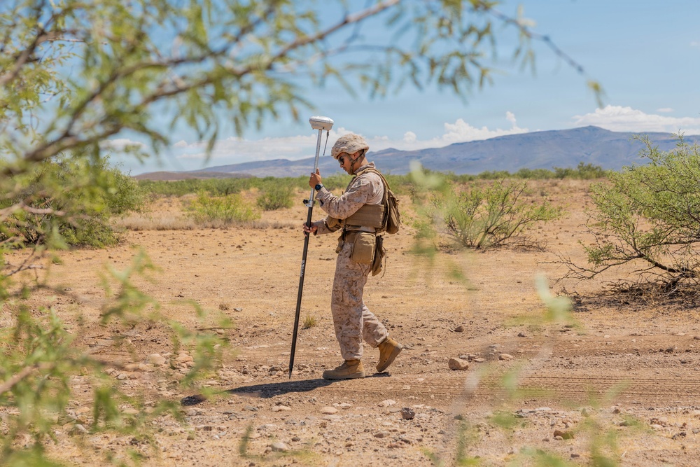 Mapping the path: JTF-SB Marines conduct topographical survey